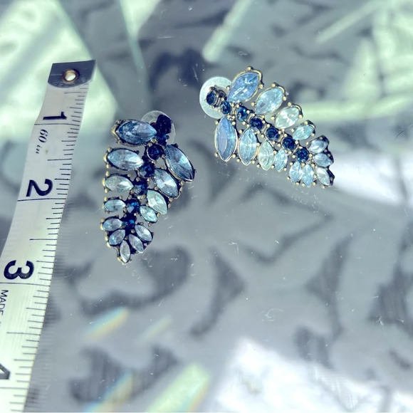 BaubleBar Jewelry - Baublebar Blue Leaf Earrings